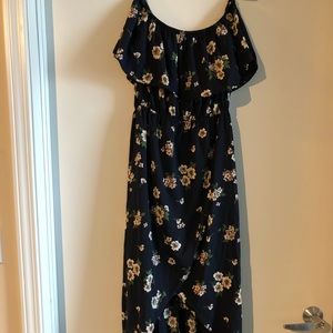 Off the shoulder maxi dress